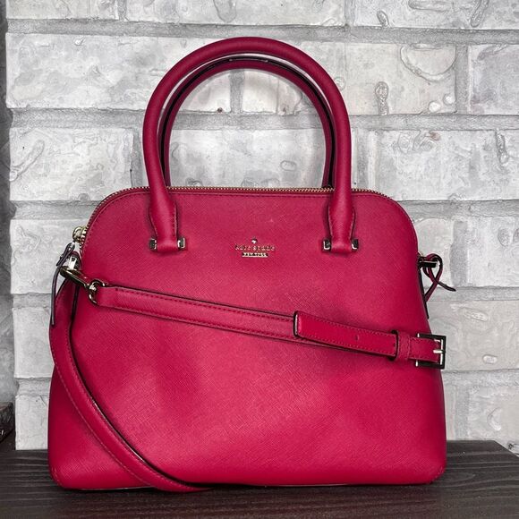 kate spade Handbags - Cameron Street Maise | Kate Spade New York Handbag Cherry Red Striped Interior